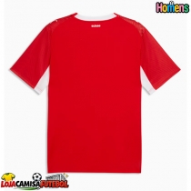 Camisa de Futebol Suíça Equipamento Principal Mundo 2026 Manga Curta